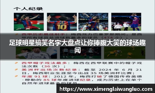 足球明星搞笑名字大盘点让你捧腹大笑的球场趣闻